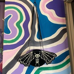 Black Bat Crossbody Bag